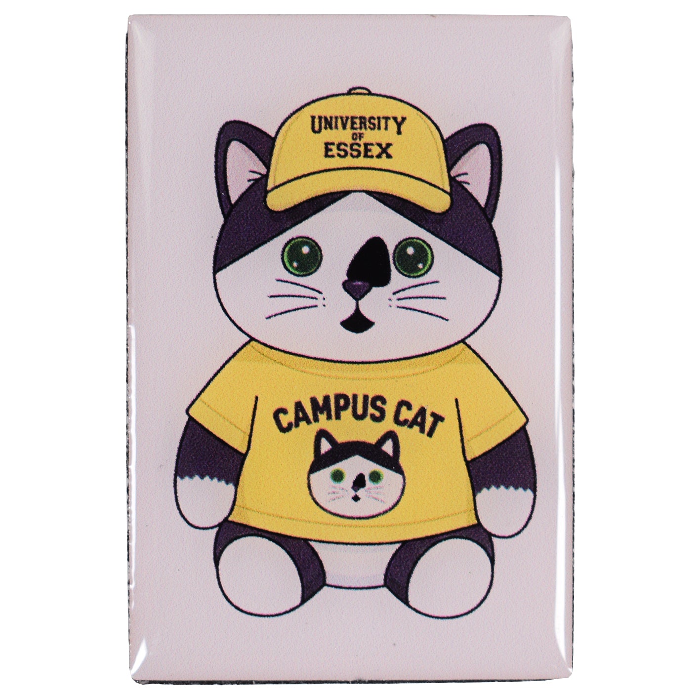 Campus Cat Fridge Magnet- Rectangle